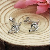 High Quality Female Allergy Free Platinum Plating Titanium Earrings 