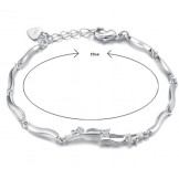 Reliable Quality Female Platinum Plating Titanium Bracelet 