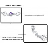 The Queen of Quality Female Dolphin Shape Platinum Plating Titanium Bracelet 