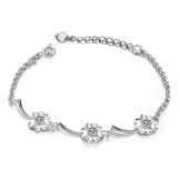 Quality and Quantity Assured Female Platinum Plating Titanium Bracelet