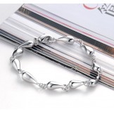 The Queen of Quality Female Fade-Proof 
 Platinum Plating Titanium Bracelet 