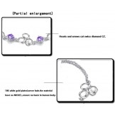 Wide Varieties Female Fade-Proof Platinum Plating Titanium Bracelet