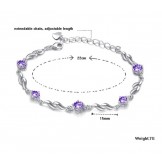 Reliable Reputation Female Lovely Platinum Plating Titanium Bracelet