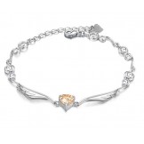 Excellent Quality Female Platinum Plating Titanium Bracelet 