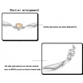 Excellent Quality Female Platinum Plating Titanium Bracelet 