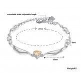Excellent Quality Female Platinum Plating Titanium Bracelet 