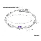 Excellent Quality Female Platinum Plating Titanium Bracelet 