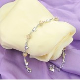 Complete in Specifications Female Platinum Plating Titanium Bracelet With Diamond