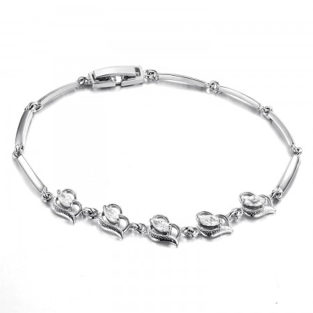 Selling Well all over the World Female Platinum Plating Titanium Bracelet