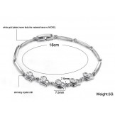 Selling Well all over the World Female Platinum Plating Titanium Bracelet