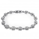World-wide Renown Female Platinum Plating Titanium Bracelet