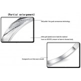 Wide Varieties Scrub Platinum Plating Titanium Ring For Lovers 