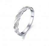 Stable Quality Male Platinum Plating Titanium Ring