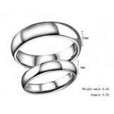 High Quality Concise Tungsten Ceramic Ring For Lovers 
