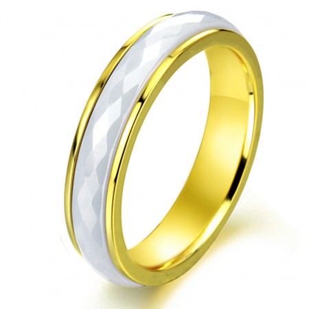 Wide Varieties Rhombus Tungsten Ceramic Ring 