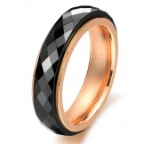 Wide Varieties Black Tungsten Ceramic Ring