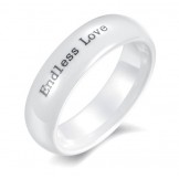 High Quality Concise Tungsten Ceramic Ring For Lovers  