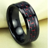 Quality and Quantity Assured Carbon Fiber Tungsten Ceramic Ring 