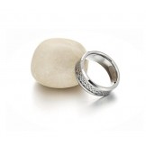 The Queen of Quality Male White Tungsten Ceramic Ring 