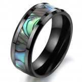 Quality and Quantity Assured Black Tungsten Ceramic Shell Ring 