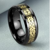 The Queen of Quality Black Tungsten Ceramic Ring 