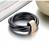 Quality and Quantity Assured Tungsten Ceramic Ring With Rhinestone