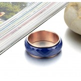 Complete in Specifications Blue Tungsten Ceramic Ring 