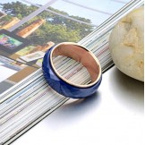 Complete in Specifications Blue Tungsten Ceramic Ring 