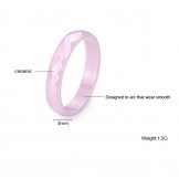 Selling Well all over the World Pink Tungsten Ceramic Ring 