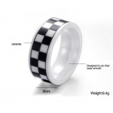 Quality and Quantity Assured Male Grid Tungsten Ceramic Ring 