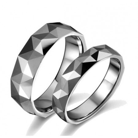 Quality and Quantity Assured Tungsten Ceramic Ring For Lovers 