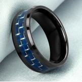 to Have a Long Story Carbon Fiber Tungsten Ceramic Ring 