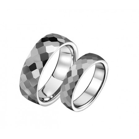 High Quality Football Net Tungsten Ceramic Ring For Lovers