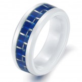 Quality and Quantity Assured Carbon Fiber Tungsten Ceramic Ring 