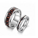 Quality and Quantity Assured Tungsten Ceramic Ring For Lovers 