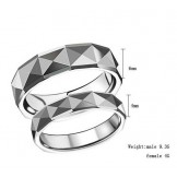 The Queen of Quality Tungsten Ceramic Ring For Lovers 