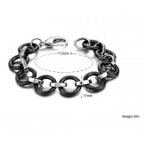 Superior Quality Black Tungsten Ceramic Bracelet 