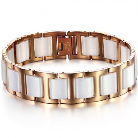 Durable in Use Male Tungsten Ceramic Bracelet