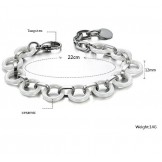 The Queen of Quality Female White Tungsten Ceramic Bracelet 