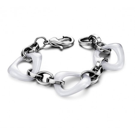 Reliable Reputation White Tungsten Ceramic Bracelet 
