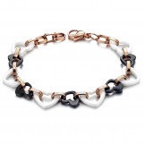 Dependable Performance Female Sweetheart Tungsten Ceramic Bracelet