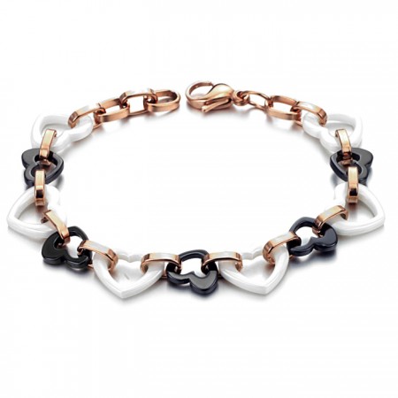 Dependable Performance Female Sweetheart Tungsten Ceramic Bracelet