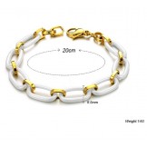 Stable Quality Female Tungsten Ceramic Bracelet 