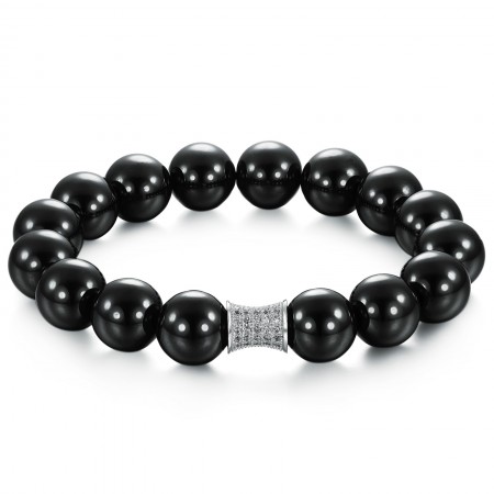 World-wide Renown Black Tungsten Ceramic Bracelet