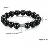World-wide Renown Black Tungsten Ceramic Bracelet