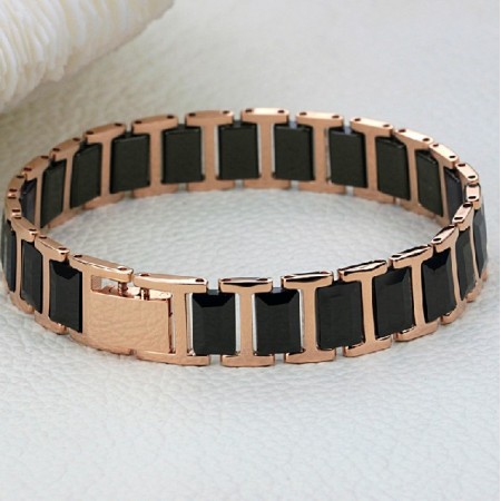 Reliable Reputation Black Tungsten Ceramic Bracelet 
