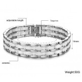 Quality and Quantity Assured Female Fashion Tungsten Ceramic Bracelet 