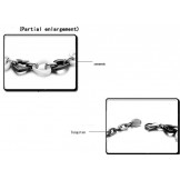 Complete in Specifications Sweetheart Tungsten Ceramic Bracelet 