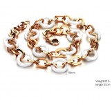 to Have a Long Story Tungsten Ceramic Necklace 