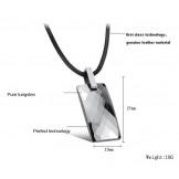 Quality and Quantity Assured Rhombus Tungsten Ceramic Necklace